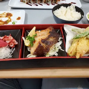 Miso Glazed Butter Fish Plate