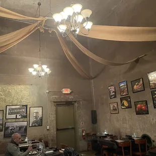 Old building were wine was stored...one can see the wine stains on the wall