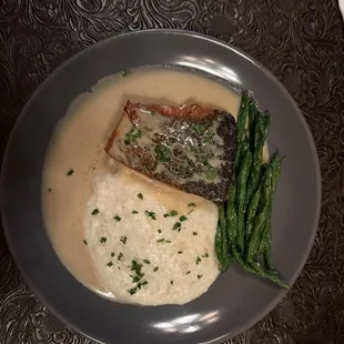 Pan seared salmon