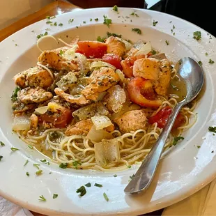 pasta dish, pasta, food