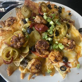 Blackened Shrimp Nachos