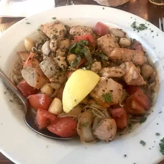 Salmon & Scallop Provencale