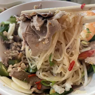 Hu tieu my tho dry version