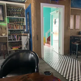 Inside chill area
