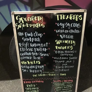 Here&apos;s the menu check it out!
