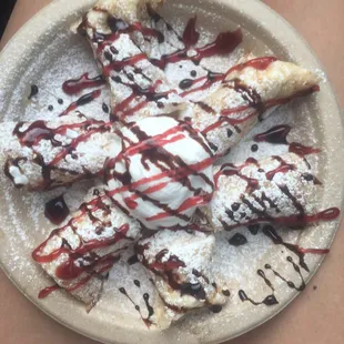 Cream puff crepes