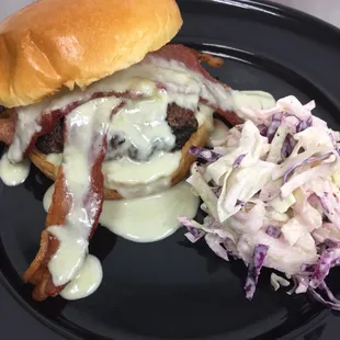 Bacon &amp; Blu Cheese Burger