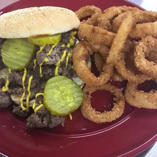 The Tavern "loose meat" sandwich