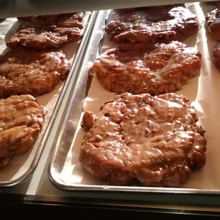 Most say these are the biggest apple fritters they have ever seen