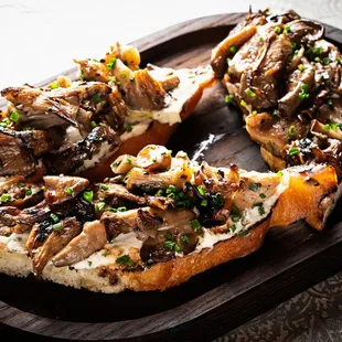 Foraged Mushroom Toasts
