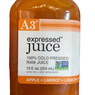 Apple carrot lemon juice