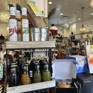 Interior with lots of merchandise options