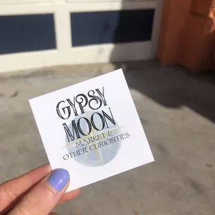 Front of the business card