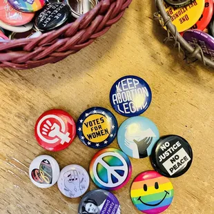 Activist pins