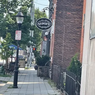Sign outside