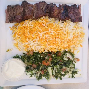Gypsys Beef Kebab Plate