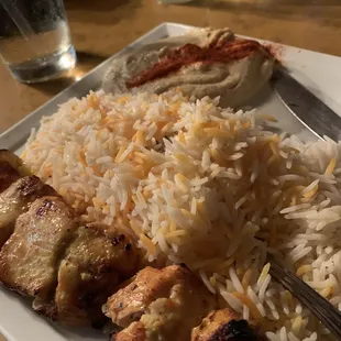 Chicken kebab juicy
