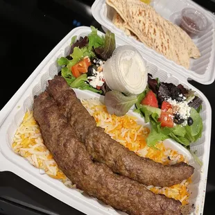 Kubide Kebab Plate