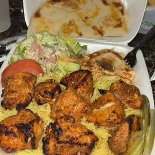 Chicken kabobs excelente