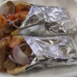 Pair of Gyro Wraps