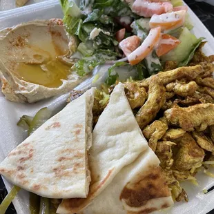 Chicken shawarma platter !