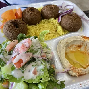 Falafel platter