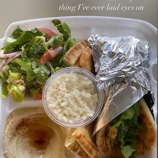 Chicken Shawarma plate