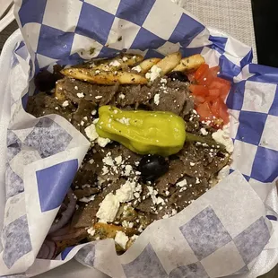 Loaded Gyro Fries
