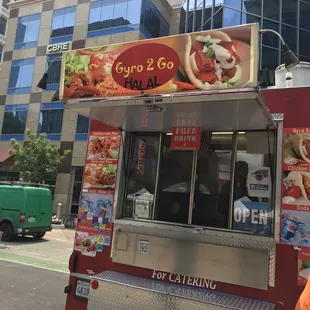 At downtown farmers market on wednesdays