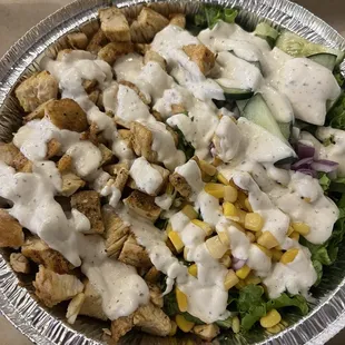 Chicken bowl. Worth every dollar and the leftovers are chefs kiss!