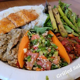 Grilled Salmon Rice Plate ($11.99) ~ yummy yum yums ~