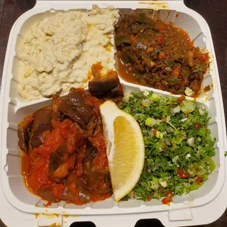 4 Choices Mixed Vegetarian Plate