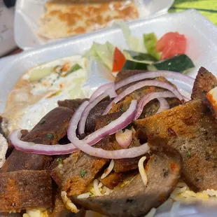 Lamb and Steak Plate