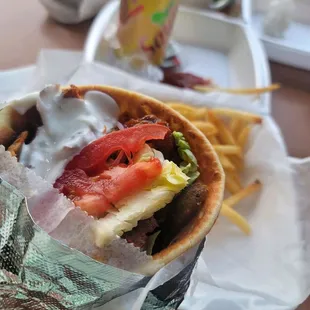 Lamb/beef gyro