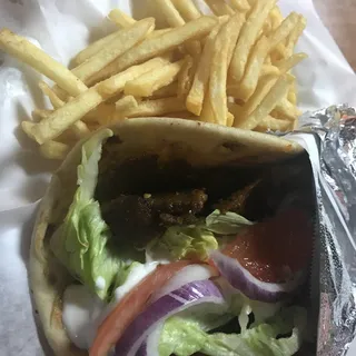Lamb and Steak Gyro