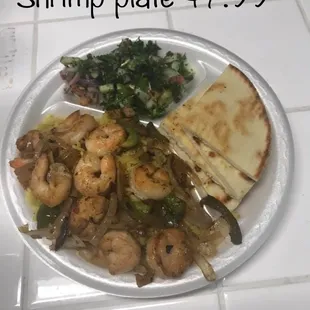 shrimp plate $ 7 99