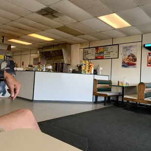 a man sitting at a table