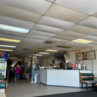 Look at the filth in the ceiling tiles.