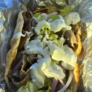 Gyro sandwich