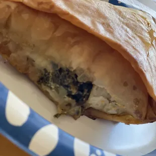 Spinach and feta pie!