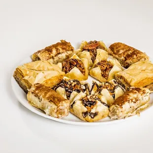 Cinnamon Baklava,Walnut Baklava,Pecan baklava, chocolate baklava