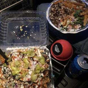 Combo Rice Platter Loaded Fries