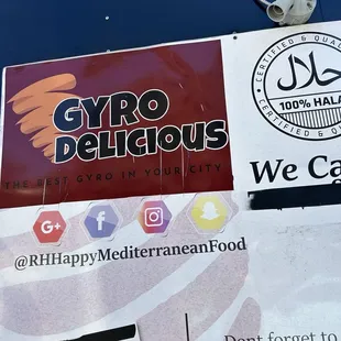 Exterior of food truck.