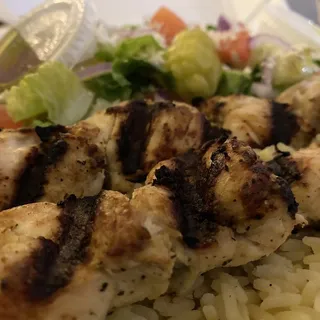 Chicken Souvlaki Gyro Combo