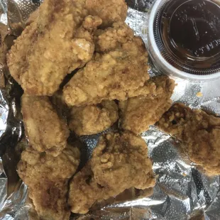 Wings w BBQ Sauce 7.99 for 12