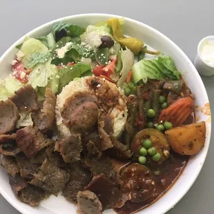 Gyro Lunch Plate