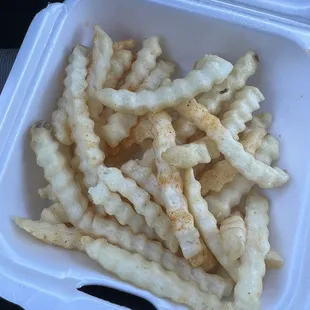 French Fries, $5. Very soggy