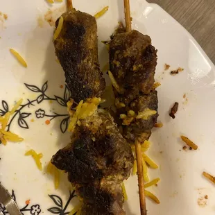 Not chewable Lamb kebab