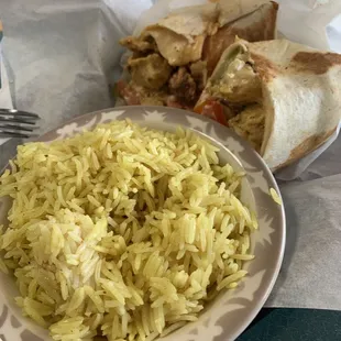 Chicken Shawarma Wrap Combo