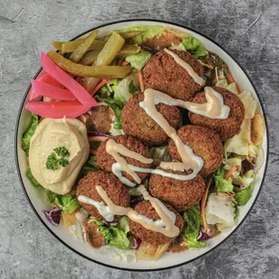 a plate of food